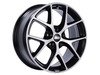 ES#3138777 - SR024VGPKKT - 18" BBS SR Wheels - Set Of Four  - 18x8 ET48 5x100 57.1CB - Satin Black with Diamond Cut Face - BBS - Audi Volkswagen