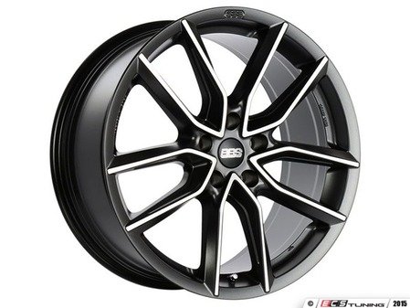 ES#3139025 - XA0102BPKKT - 19" XA - Set Of Four  - (NO LONGER AVAILABLE) - 19"x8.5" ET46 5x112 - Satin Black with Diamond Cut Face - BBS - 