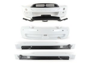 ES#3137103 - 51190392411 - Factory MINI Aero Full Body Kit W/ PDC - Primed  - (NO LONGER AVAILABLE) - Upgrade to the sporty MINI bumpers and side skirts - Genuine MINI - 