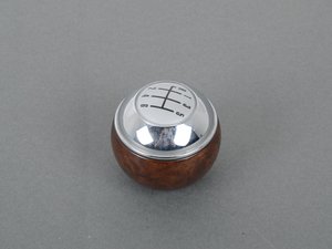 ES#47319 - 25117542273 - MINI Gear Shift Knob 6 Speed Wood / Chrome - Upgrade your shift knob and add some wood grain - Genuine MINI - MINI