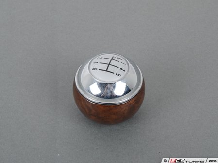 ES#47319 - 25117542273 - MINI Gear Shift Knob 6 Speed Wood / Chrome - Upgrade your shift knob and add some wood grain - Genuine MINI - MINI