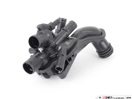 ES#3134887 - 11538674895 - Thermostat Housing W/ Thermostat Kit - All in one unit for your cooling system on your Gen 2 MINI Cooper #1 problem for coolant / antifreeze leaks in your engine bay - Genuine MINI - MINI