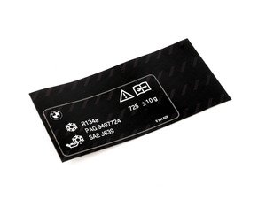 ES#2971200 - 71239384629 - LABEL, COOLANT - Genuine BMW - BMW