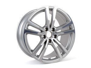 ES#2725744 - 8V0601025BC - 18" split 5-Spoke Wheel - Priced Each - 18"x8" ET46 5x112 Silver - Genuine Volkswagen Audi - Audi