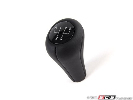 ES#47141 - 25117500299 - Leather Shift Knob - 5 Speed - Standard replacement shift knob - Genuine BMW - BMW