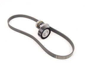 ES#2876986 - 03l903137t1KT - Accessory Belt Kit  - Includes tensioner and Continental belt - Assembled By ECS - Audi Volkswagen