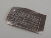 ES#262786 - 71227594388 - Exhaust Emissions Label - Genuine BMW - BMW
