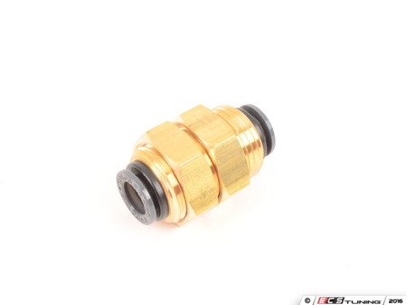 ES#3103433 - 22653 - Bulkhead Union - Priced Each  - 3/8" PTC x 3/8" PTC - Air Lift - Volkswagen
