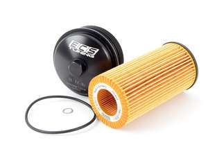 ES#3137357 - 002293ECS01AKT - Billet Aluminum Oil Filter Housing Hook-Up - (NO LONGER AVAILABLE) - Includes free Hengst Oil Filter with purchase of ECS Billet Oil Filter Housing - Limited time only! - Assembled By ECS - 