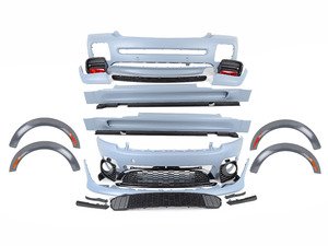 ES#3137449 - 51192149921 - MINI JCW Style Aerodynamic Package For Base With PDC Blackband Primed - Sold As Kit  - (NO LONGER AVAILABLE) - Upgrade to the sporty MINI bumpers and side skirts - Genuine MINI - 