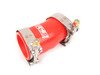 ES#3177617 - 019330ECS01-02KT - Turbo Muffler Delete Pipe - With RED Silicone Turbo Outlet Hose - Reduce restriction and improve turbo efficiency with ECS High Flow Turbo Muffler Delete Pipe and Coupler - ECS - Audi Volkswagen