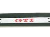 ES#4186 - 1J3853806G6E6 - Door Sill Foil - Right Side - (NO LONGER AVAILABLE) - Aluminum look with red "GTI" logo - Genuine Volkswagen Audi - 