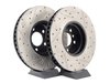 ES#3033093 - 34116785670CDS -  Cross-Drilled & Slotted Brake Rotors - Front  - This design removes performance robbing outgas and material dust caused by braking - StopTech - BMW