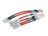 ES#1220 - B5PASFWDSSBLKE - Exact-Fit Stainless Steel Brake Lines - Kit - DOT-compliant kit to improve pedal feel in your vehicle. - ECS - Volkswagen