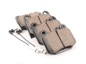 ES#2765615 - 1634201120 - Rear Euro Ceramic Brake Pad Set - (NO LONGER AVAILABLE) - Does not include brake pad wear sensors - Akebono - 