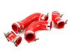 ES#3088890 - 010137ECS01-02KT - High Flow Charge Pipe Coupler Kit - Includes All 4 Intercooler Pipe Couplers - Red - Improve your charge airflow path with our Silicone Intercooler Pipe Couplers - ECS - Audi Volkswagen