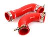 ES#3088891 - 010137ECS02-02KT - High Flow Charge Pipe Coupler Kit - Includes 2 Piece Intercooler Pipe Couplers - Red - Improve your charge airflow path with our Silicone Intercooler Pipe Couplers - ECS - Audi Volkswagen