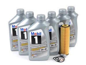 ES#2702542 - 2711800109KT7 - Genuine Oil Service Kit (0w-40) - Includes Genuine filter and Genuine Mobil 1 229.5 Spec oil - Genuine Mercedes Benz - Mercedes Benz