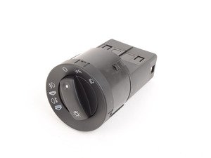 ES#2901791 - 8E0941531C5PR - Headlight Switch - Rear Fog Compatible - Black - For vehicles without Coming Home - Vemo - Audi