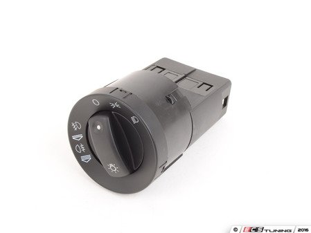 ES#2901791 - 8E0941531C5PR - Headlight Switch - Rear Fog Compatible - Black - For vehicles without Coming Home - Vemo - Audi