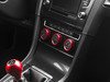 ES#3098276 - 008705ECS01-03 - Climate Control Ring Kit - KNOBBED - Red Anodized - Set of three billet aluminum trim rings for your climate control dials - ECS - Volkswagen
