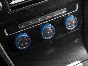 Climate Control Ring Kit - SMOOTH - Blue Anodized