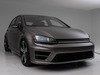 ES#3107805 - 019252ECS01-02A - Golf R Badgeless Grille - With Silver Strip - Add a sleek custom touch to your MK7 with a "Golf R Style" badgeless grille - ECS - Volkswagen