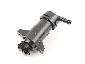 ES#9916 - 8e0955102e - Headlight Washer Jet Cylinder With Carrier - Right - Washer jet assembly that fits in front bumper for headlight assembly - Genuine Volkswagen Audi - Audi