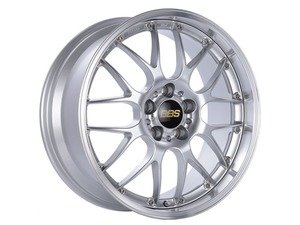 ES#4753138 - RS910EDSPKKT - 18" BBS RS-GT Wheels - Set Of Four  - 18x8 ET35 5x112 57.1CB - Diamond Silver Center with Diamond Cut Lip - BBS - Audi Volkswagen