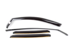 ES#2199431 - 84196 - Front & Rear Side Window Deflectors - Dark Smoke - Optimum protection, while allowing window use in any conditions - WeatherTech - Volkswagen