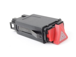 ES#2901731 - 8D0941509H01C - Hazard Switch - Satin Black  - Controls the on/off function of the emergency, or hazard, lights - Vemo - Audi