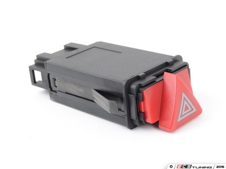 ES#2901731 - 8D0941509H01C - Hazard Switch - Satin Black  - Controls the on/off function of the emergency, or hazard, lights - Vemo - Audi