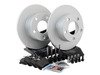 ES#1899335 - 8e0698014 - Rear Brake Service Kit - Includes Meyle Rotors & ECS DD23 ceramic pads. - Assembled By ECS - Volkswagen