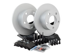 ES#1899335 - 8e0698014 - Rear Brake Service Kit - Includes Meyle Rotors & ECS DD23 ceramic pads. - Assembled By ECS - Volkswagen