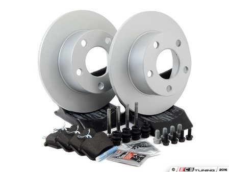 ES#1899335 - 8e0698014 - Rear Brake Service Kit - Includes Meyle Rotors & ECS DD23 ceramic pads. - Assembled By ECS - Volkswagen