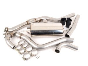 ES#2863075 - SSXBM990 - Performance Race Cat Back - Black Tips - Motorsport pedigree. Superior quality. Excellent sound. Milltek Race cat-back exhaust for enhanced performance. - Milltek Sport - BMW