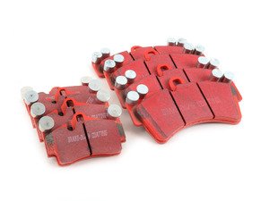 ES#2986593 - dp31473ckt - Front & Rear RedStuff Performance Brake Pad Kit - High performance street pad featuring Kevlar technology, includes front and rear pads - EBC - Volkswagen