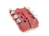 ES#2986593 - dp31473ckt - Front & Rear RedStuff Performance Brake Pad Kit - High performance street pad featuring Kevlar technology, includes front and rear pads - EBC - Volkswagen