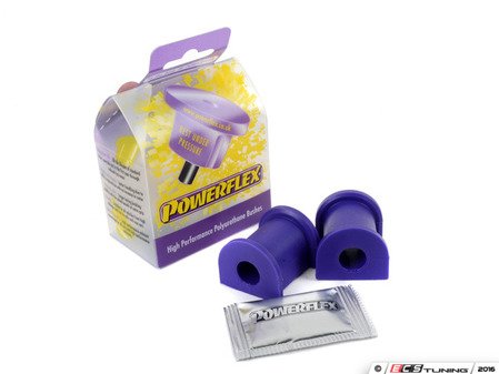 ES#2650243 - PFR5-308-14x2 - Performance Polyurethane Rear Sway Bar Bushing Set - Stiffer bushings allow sway bars to work at their fullest potential. For 14mm rear sway bar. - Powerflex - BMW