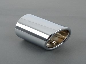 ES#2741139 - 8V0253825C - Chrome Exhaust Tip - Left - Priced Each - Keep your factory tips looking good - Genuine Volkswagen Audi - Audi