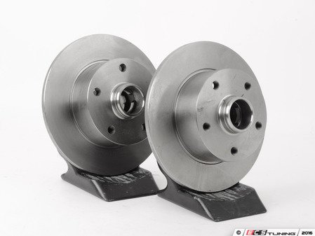 ES#518099 - 8D0615601BKT3 - Rear Brake Rotors - Pair (245x10) - Restore the stopping power in your vehicle - Pilenga - Audi