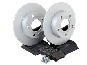 ES#2970563 - JZW698601BA - Economy Rear Brake Service Kit - Featuring Genuine Rotors and pads - Genuine Volkswagen Audi - Volkswagen