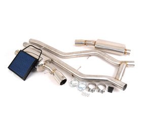 ES#1832870 - 49-36301 - Cat Back Exhaust System - 2.75" piping, featuring a full stainless steel construction and 3.5" polished tips - AFE - BMW