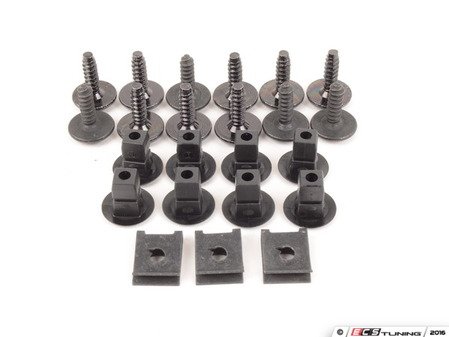 ES#2771317 - MK4FLHK1KT -  Front Fender Liner Hardware Kit - Includes all the hardware needed to install fender line on one side. - Vaico - Volkswagen