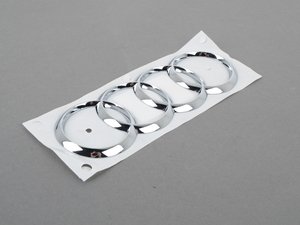 ES#2541655 - 8K9853742A2ZZ - Audi Rings Badge - New stick-on hatch logo - Genuine Volkswagen Audi - Audi