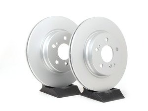 ES#2703344 - 1294230312KT2 - Rear Brake Rotors - Pair - Featuring a protective Meyle Platinum coating - Meyle - Mercedes Benz