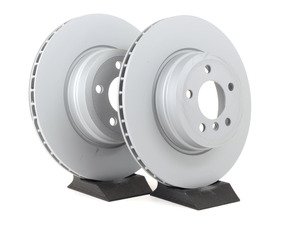 ES#3097737 - 34216793246zKT - Rear Brake Rotors - Pair (345x24) - A pair of quality replacement rotors for your BMW - Zimmermann - BMW