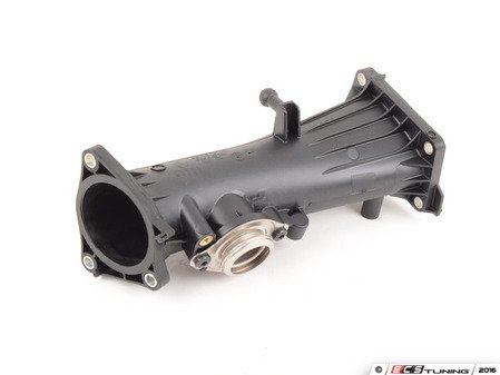 ES#2570497 - 059145762AB - Throttle Body Pipe  - connection to the throttle body before the intake manifold. - Genuine Volkswagen Audi - Audi Volkswagen