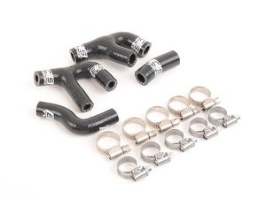 ES#3130096 - 010377ECS01-01 -  Silicone Vacuum Hose Kit - Black  - Sleek, heavy duty silicone vacuum hoses to eliminate cracked lines or to dress up any 1.8T engine bay! - ECS - Volkswagen