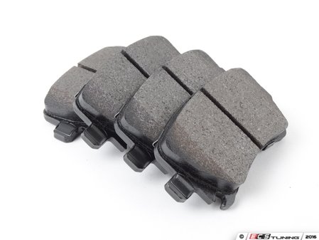ES#2582065 - MDB2580DKT - Performance Rear Brake Service Kit (260x12) - Featuring ECS V5 cross drilled & slotted rotors and ECS EP24 Enthusiast Performance pads - Assembled By ECS - Volkswagen